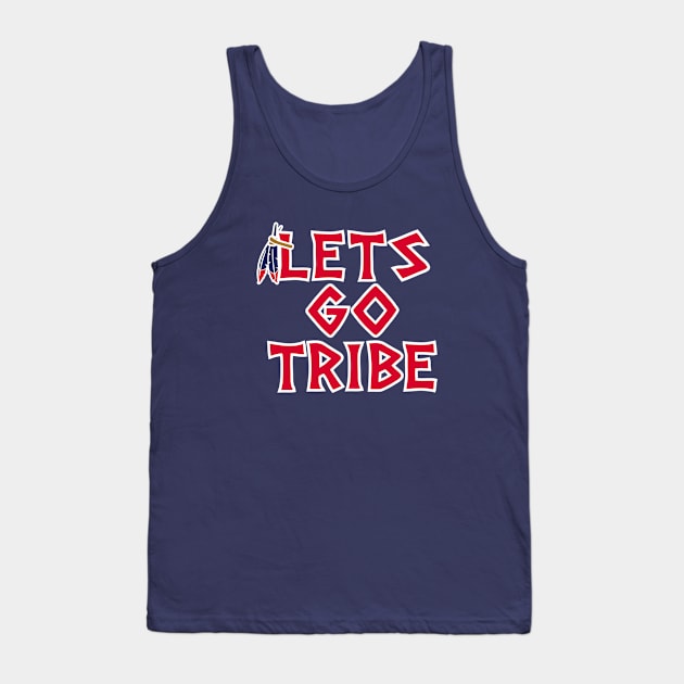 Lets Go Tribe - Navy Tank Top by KFig21